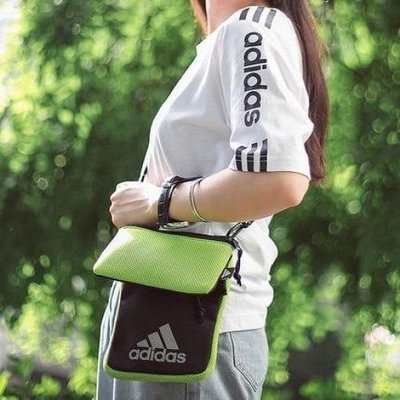 100原廠％Adidas愛迪達男包女包2021夏季新款休閑包運動包單肩小包