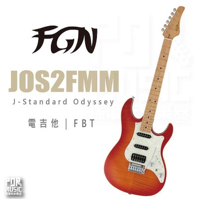 【搖滾玩家樂器】全新公司貨免運 Fujigen 富士弦 FGN JOS2FMM FBT 電吉他 22格 單單雙
