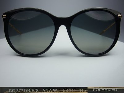 信義計劃 眼鏡 Gucci GG3777NFS 太陽眼鏡 水鑽 義大利製 膠框 圓框 竹節鏡腳 sunglasses