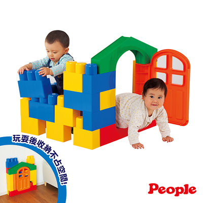 日本People-全身體感大積木-空間遊戲組合(1歲-)-育兒首選嬰兒玩具