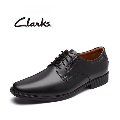 ❤小鹿臻選❤Clarks正品Clarks男鞋Tilden Plain英倫風系帶商務正裝休閑皮鞋男德比鞋
