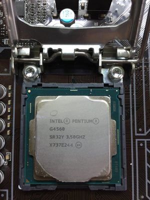 Intel Pentium G4560 正式版 CPU 3.5G 3M 1151 腳位 雙核心處理器 二手良品$200