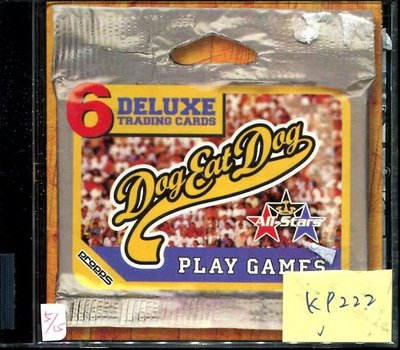 *真音樂* DOG EAT DOG / PLAY GAMES 二手 K9222 (CD有貼紙) (下標賣4)