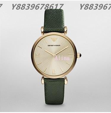 美國代購EMPORIO ARMANI 亞曼尼手錶 AR1726 休閒簡約石英女手錶  歐美代購
