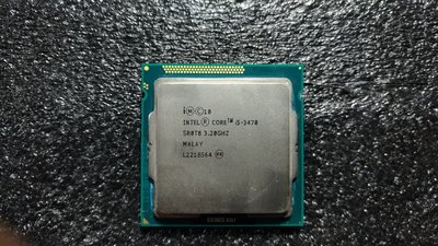【戰】Intel Core~i5-3470-CPU~正式版~四核心~3.20 G~ 1155 腳位~一切正常～免運費～