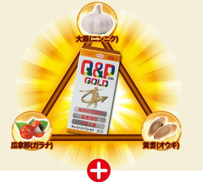 日本興和 KOWA Q&amp;P Gold-A 維他命營養補充錠 150粒 日本強效B群 含維生素B1、 B2 、B6、C
