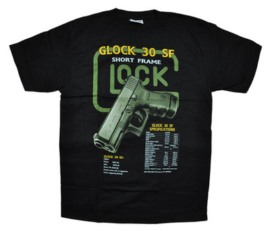 【Mr.17】軍事 GLOCK 30 SF 格洛克 克拉克 手槍 生存遊戲 進口T-SHIRT 短袖 T恤(AM007)