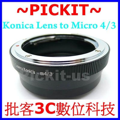 KONICA AR鏡頭轉Micro M4/3相機身轉接環PANASONIC GM5 GM1 GX850 GX800 G3