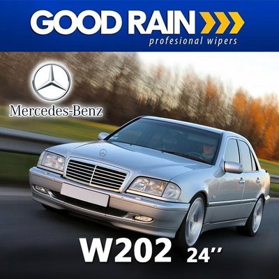 歐洲原裝進口 GOODRAIN Mercedes Benz C class W202 賓士專用雨刷