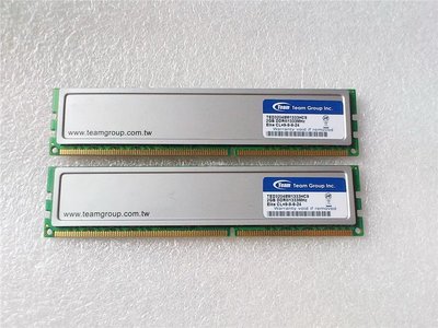 十銓 Team 2GB DDR3 -1333 雙面顆粒 (原廠散熱片)、終身保固 、庫存良品出清【 2支一拍$780 】