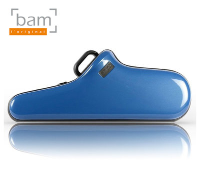 【現代樂器】法國BAM SOFTPACK 4002 SB Tenor Sax Case 深藍色次中音薩克斯風盒附背帶