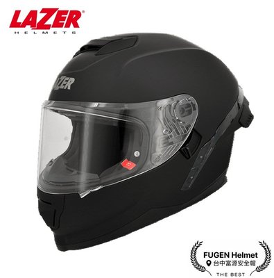 【台中富源】2021新款 比利時 LAZER Rafale SR Z-LINE 全罩安全帽 透氣 贈大鴨尾 亞版 消光黑