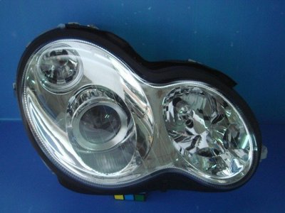 小亞車燈╠ 全新特價1組BENZ W203晶鑽魚眼大燈只要8000元