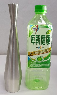 【日本古漾】343103日本帶回 ORIENTAL PEWTER 錫製 一輪插花瓶