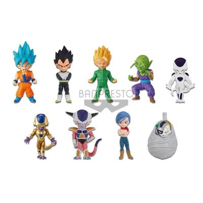 BANPRESTO 景品 海外限定 七龍珠Z WCF 劇場版 復活的F 弗利沙 全9款 一中盒12入 (57158)