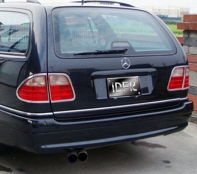 IDFR ODE 汽車精品 BENZ E W210 WANGON 96-03  鍍鉻後燈框  電鍍後燈框