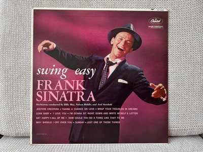 晨雨黑膠【爵士】美版,Capitol,Mono,1960版,Frank Sinatra – Swing Easy