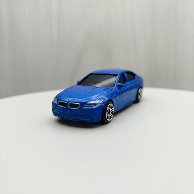 全新盒裝1:64~寶馬BMW M5 合金滑行車 藍色