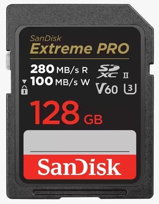 SanDisk Extreme Pro SDXC 128GB UHS-II V60 記憶卡 SD 128G  U3 280MB/s 公司貨 SDSDXEP