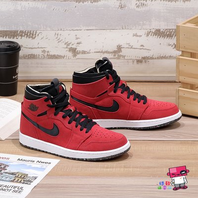 球鞋補習班NIKE AIR JORDAN 1 ZOOM CMFT CRATER 紅黑再生麂皮CT0978