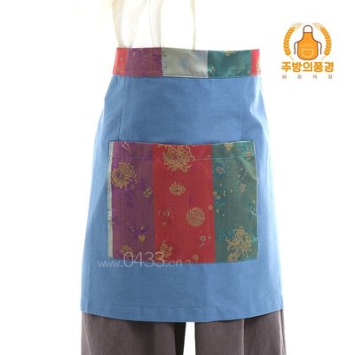 1件包郵男版圍裙韓式餐廳男服務員圍裙適合100-150斤都可以穿
