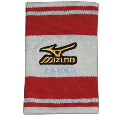 貳拾肆棒球-日本帶回Mizuno pro 限定護腕/紅