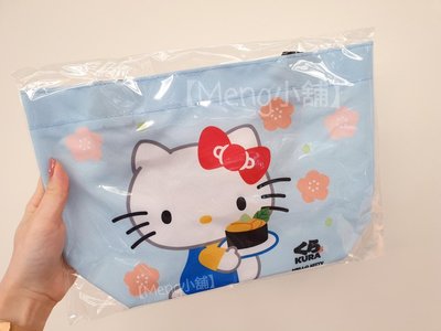 【Meng小舖】藏壽司x三麗鷗家族 限定聯名 Hello Kitty 限量 粉藍色手提袋