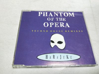 昀嫣音樂(CD144) PHANTOM OF THE OPERA / TECHNO HOUSE REMIXES 售出不退