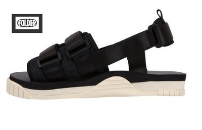 韓國 FOLDER Sandal V2 Black 黑色涼鞋 雨天夏天雨鞋