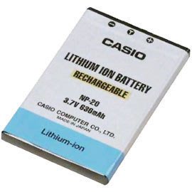 CASIO 數位相機專用高容量副廠鋰電池 NP-20