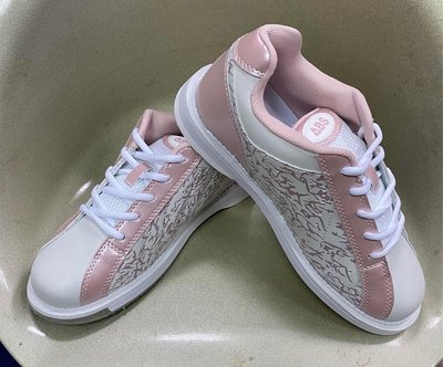 日本ABS女用粉紅色/白色鞋款上市, S-250 日本進口保齡球鞋.（有現貨）