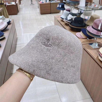 【現貨】日本代購Vivienne Westwood西太后羊毛漁夫帽子薇薇安土星盆帽女