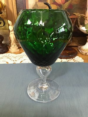 白明月藝術／古物雜貨店 意大利手工老玻璃杯
