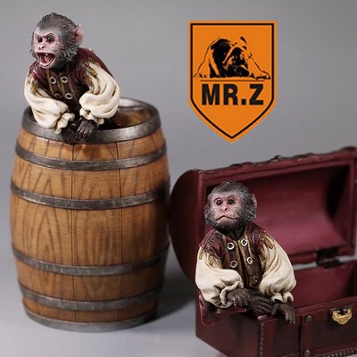 特價！【MR.Z】 *正品 HT HOTTOYS DX15加勒比海盜5杰克船長猴子模型