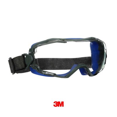 【原艾國際】3M GG6001NSGAF-BLU 防霧耐刮透明護目鏡