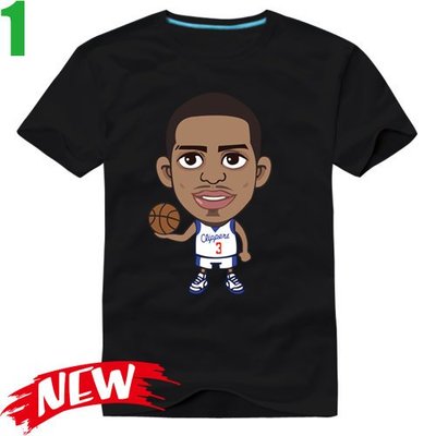 【克里斯·保羅 Chris Paul】短袖NBA籃球運動T恤(共6種顏色) 任選4件以上每件400元免運費!【賣場一】