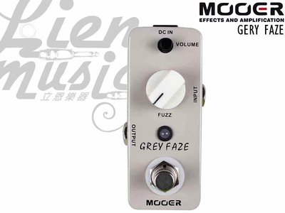 『立恩樂器效果器專賣』免運優惠 Mooer Grey Faze Fuzz 破音效果器 MREG-GF