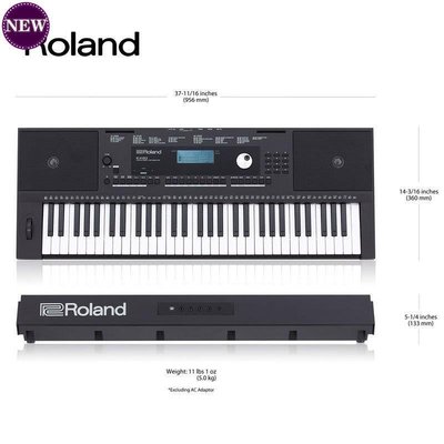 現貨熱銷-Roland羅蘭電子琴E-X20 E-X30 初學兒童幼師教學61鍵力度編YP3482