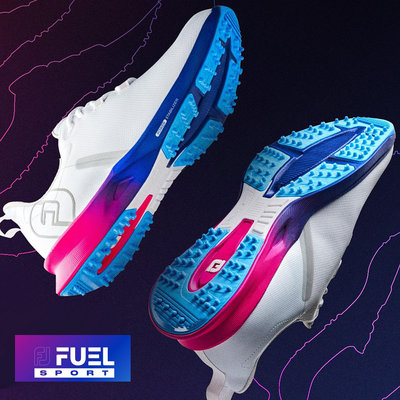 高爾夫鞋新品FootJoy高爾夫男球鞋Fuel sport輕盈舒適防潑水無釘運動鞋