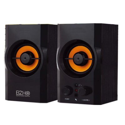 AIBO 二件式 木質音箱 LA288 2.0聲道 USB 多媒體 喇叭 音響 音箱【HA217】 久林批發