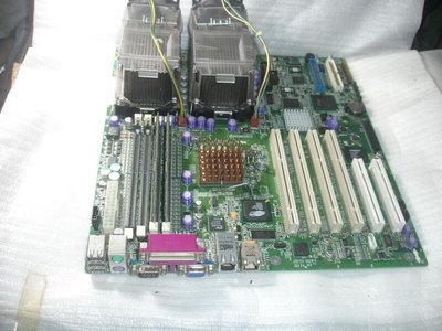 【電腦零件補給站】Intel Server Board SE7501BR2主機板 送雙CPU含風扇記憶體 SCSI 支援RAID功能
