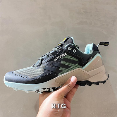 【ST潮鞋館】ADIDAS TERREX SWIFT R3 GORE-TEX X 國家地理 藍綠 防水 男鞋 IF7920