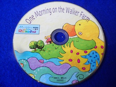 【彩虹小館】W26兒童CD~One Morning on the walker fa~HAPPY RAINBOW美語雜誌