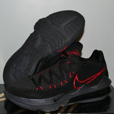 【正品】Nike LeBron 17 Low 黑紅 LBJ 美版 CD5007-001潮鞋