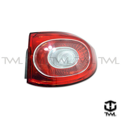 《※台灣之光※》全新 VW 福斯 TIGUAN 08 09 10年外銷高品質原廠型紅白晶鑽後燈尾燈 台灣DEPO製