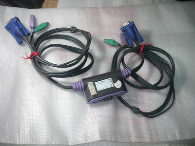 【電腦零件補給站】宏正 ATEN CS62 2埠PS/2 VGA Cable KVM多電腦切換器(1.2公尺)