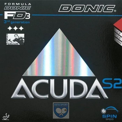 【精選好物】Donic Acuda S2 橡膠網球