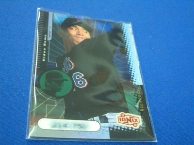 阿克漫251-127~MLB-1999年UD Ionix 限量750張特卡Hideo Nomo只有一張