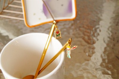 【熱銷精選】Le Petit Prince小王子玫瑰陶瓷馬克杯含碟 經典童話雙面圖案套杯