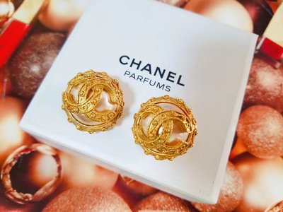 （W23）週日上新 N2V✨VINTAGE✨寶藏美物✨ CHANEL 葡萄藤珍珠小號耳夾